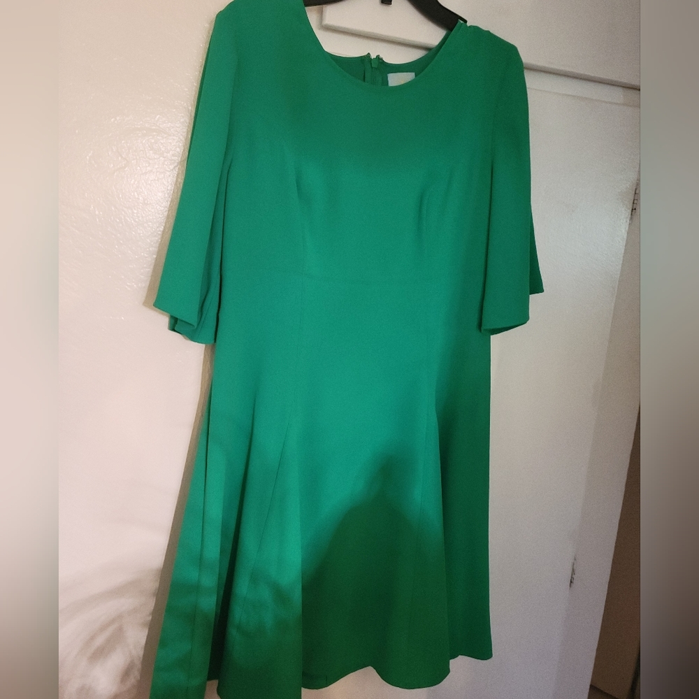Cece midi green dress